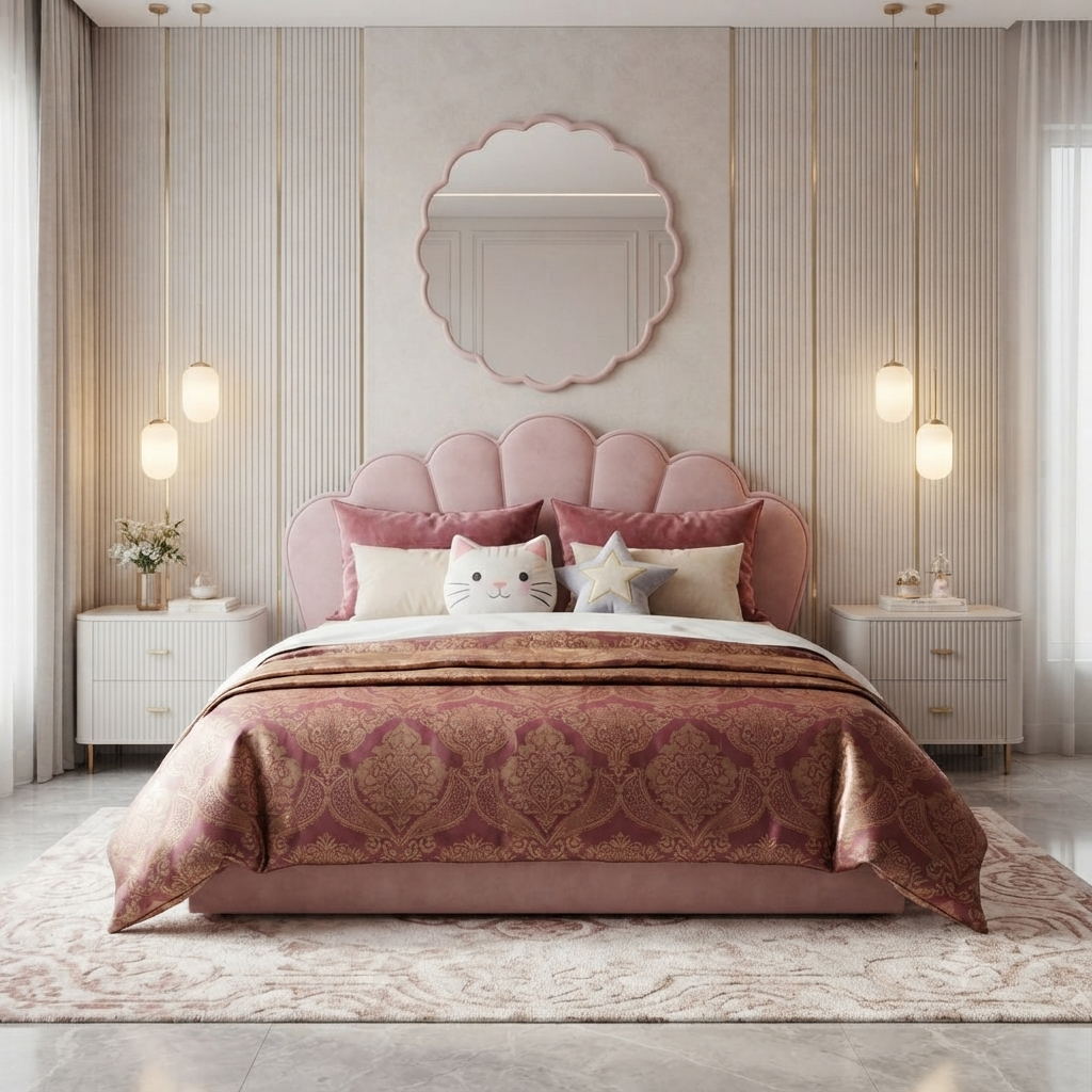 Luxury Modern Upholstered Bed - Model 10