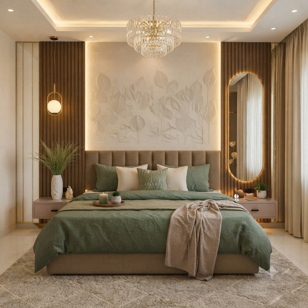 Luxury Modern Upholstered Bed - Model 13