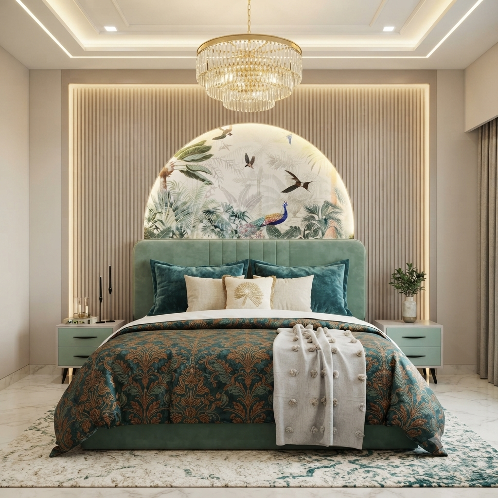 Luxury Modern Upholstered Bed - Model 05