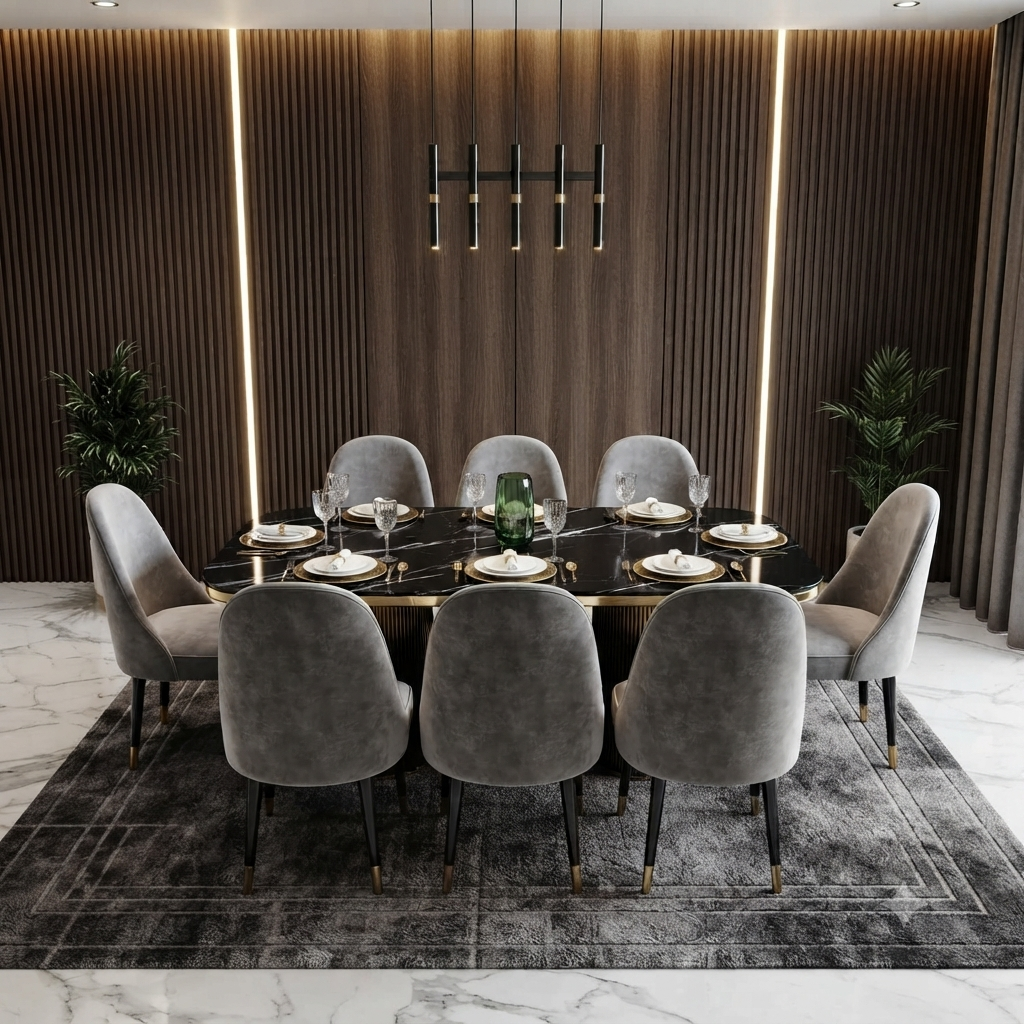 Minimalist Light Wood Dining Table