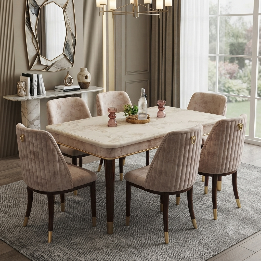Royal Velvet Accent Dining Table