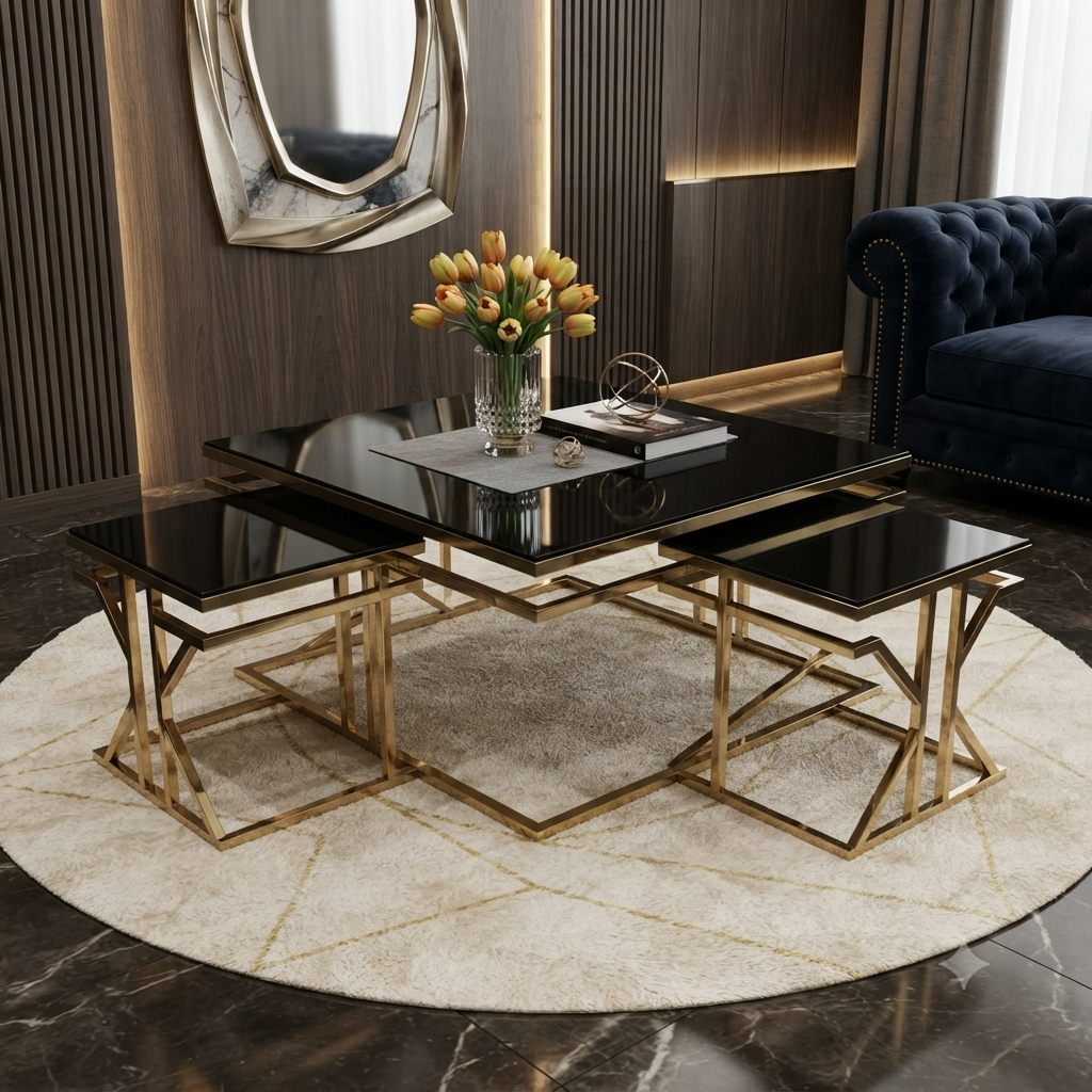Modern Nesting Coffee Table Collection